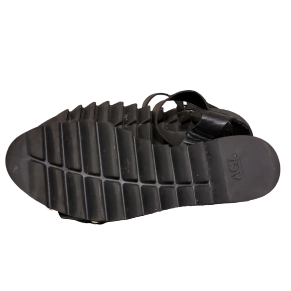 AGL leather wrap sandals - Picture 5 of 7